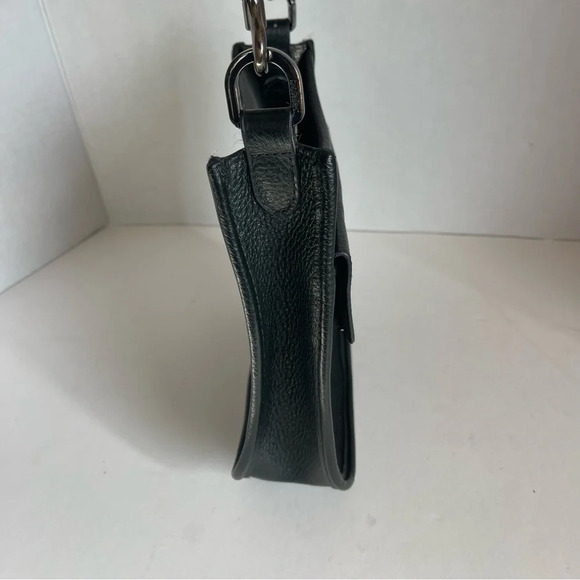 Botkier Valentina Small Hobo Saddle Crossbody Bag -  Black Leather - Picture 12 of 16